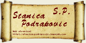 Stanica Podrapović vizit kartica